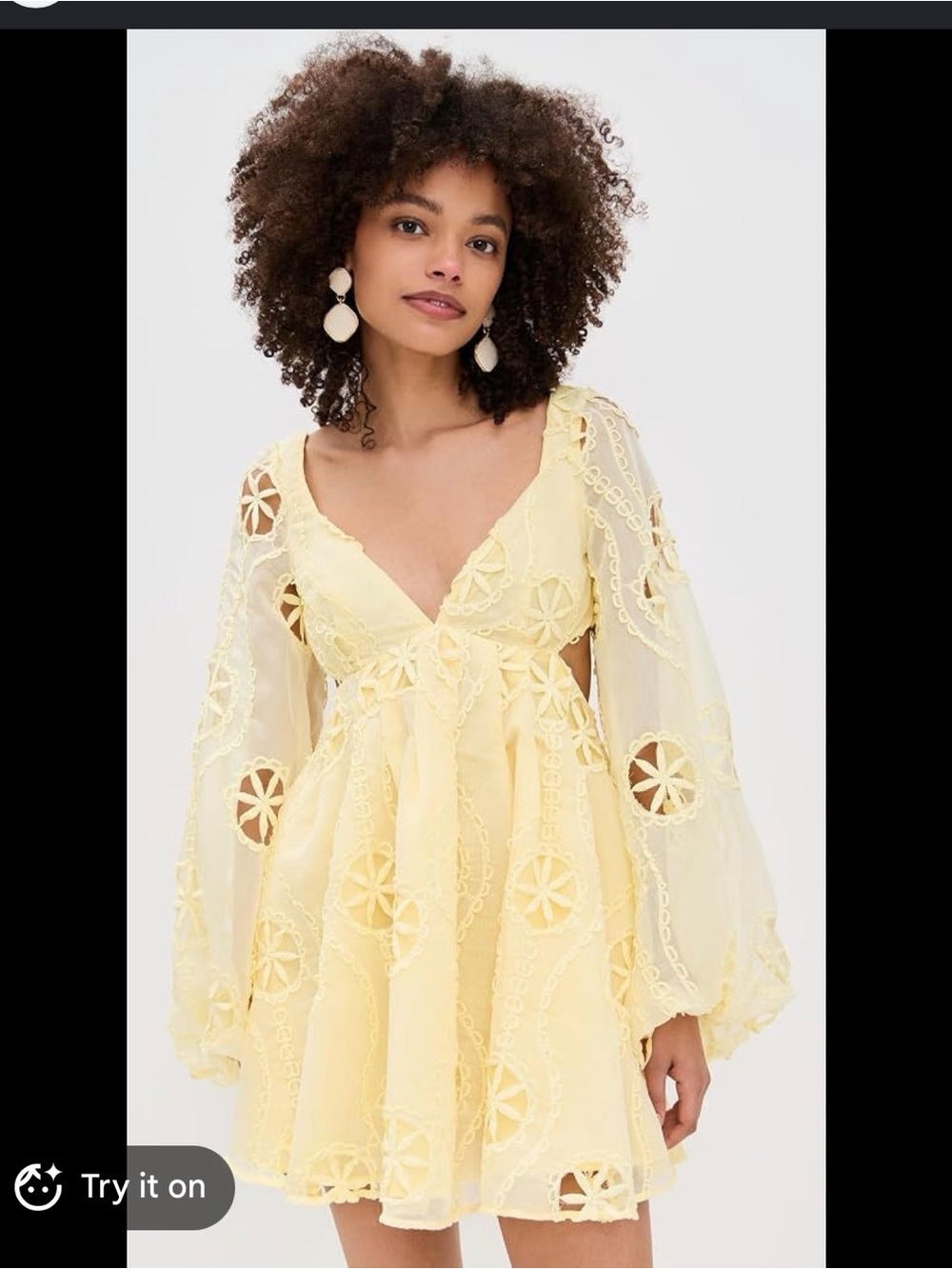 BARDOT Jovie babydoll dress